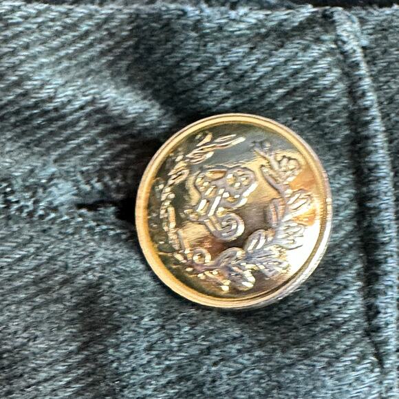 Laurel 90's Vintage High rise Green Jeans sz 40=8/M - Picture 5 of 14